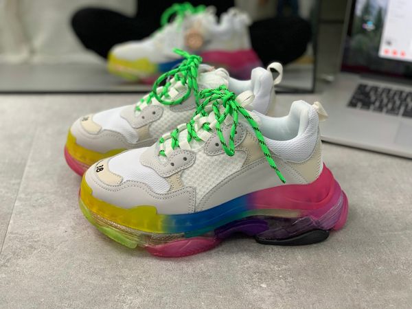 crystal bottom triple-s designer paris 17fw triple s sneakers for men women black red white green rainbow casual dad shoes colorful sneakers
crystal bottom triple-s designer paris 17fw triple s sneakers for men women black red white green rainbow casual dad shoes colorful sneakers