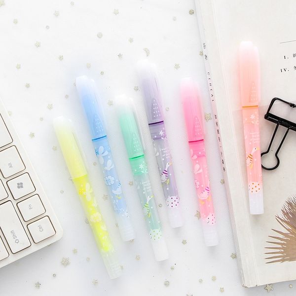 scent highlighter 6 color student marker pen color stroke highlight pen classroom marker pen office school supplies, Black;red
scent highlighter 6 color student marker pen color stroke highlight pen classroom marker pen office school supplies, Black;red