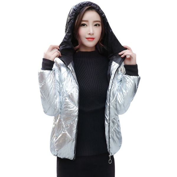 silver hooded winter jacket women coat 2019 new fashion spring autumn slim warm gold overcoat femme plus size parka, Tan;black
silver hooded winter jacket women coat 2019 new fashion spring autumn slim warm gold overcoat femme plus size parka, Tan;black