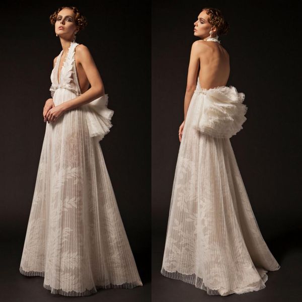 2019 krikor jabotian prom dresses deep v neck lace appliqued a line backless evening dress sweep train cocktail party gowns custom made, Black
2019 krikor jabotian prom dresses deep v neck lace appliqued a line backless evening dress sweep train cocktail party gowns custom made, Black