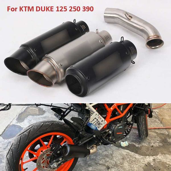for duke 125 250 390 rc390 2017 2018 2019 slip on motorcycle exhaust pipe tip muffler escape middle mid link tube
for duke 125 250 390 rc390 2017 2018 2019 slip on motorcycle exhaust pipe tip muffler escape middle mid link tube