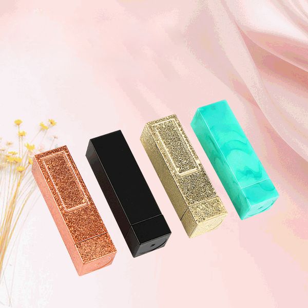green marble color empty square lipstick tubes cosmetics package diy lip balm tube 12.1mm beauty tools
green marble color empty square lipstick tubes cosmetics package diy lip balm tube 12.1mm beauty tools