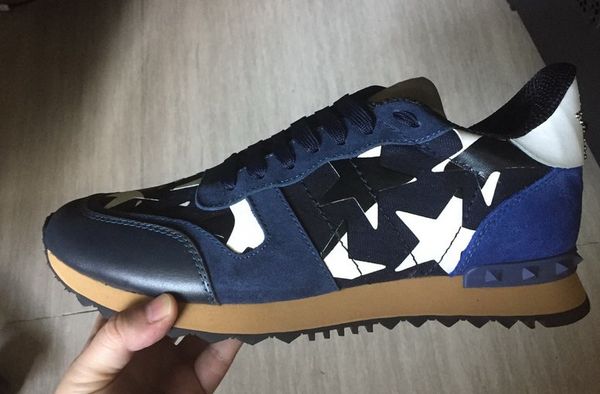 2019 new luxury designer rock stud sneaker shoes women and mens casual shoes rock runner trainer party wedding shoes 35-46 t01, Black
2019 new luxury designer rock stud sneaker shoes women and mens casual shoes rock runner trainer party wedding shoes 35-46 t01, Black