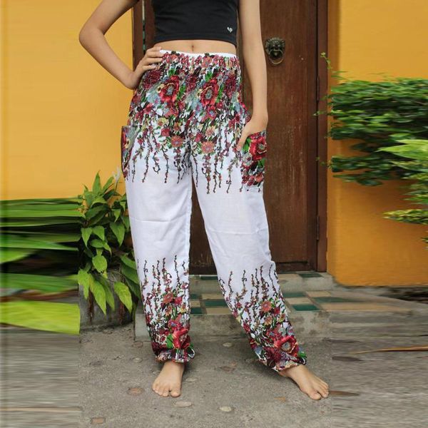 loose bloomers floral printed elastic waist high rise straight loose yoga workout beach pants pocket yoga pants 2020 newjgh5, White;red
loose bloomers floral printed elastic waist high rise straight loose yoga workout beach pants pocket yoga pants 2020 newjgh5, White;red