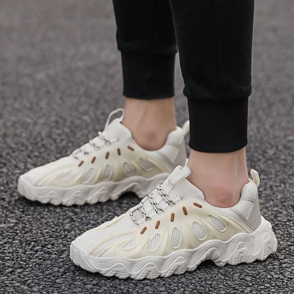 men's running sports shoes, dad shoes with rising height, new korean version of breathable mesh ins wild big flying, small white
men's running sports shoes, dad shoes with rising height, new korean version of breathable mesh ins wild big flying, small white