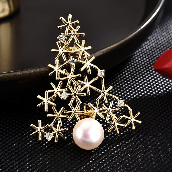 christmas tree brooches natural fresh water pearl women plant corsage exquisite brooch accessories, Gray
christmas tree brooches natural fresh water pearl women plant corsage exquisite brooch accessories, Gray