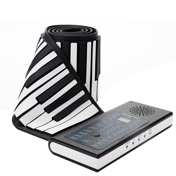 portable 88 keys usb roll up piano electronic piano silicone flexible keyboard organ built-in speaker with sustain pedal
portable 88 keys usb roll up piano electronic piano silicone flexible keyboard organ built-in speaker with sustain pedal