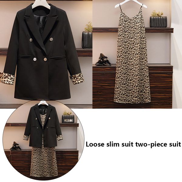 2019 autumn plus size 2 pieces dress suits set solid women 2019 summer casual blazer chiffon floral dress set lady office suits, White;black
2019 autumn plus size 2 pieces dress suits set solid women 2019 summer casual blazer chiffon floral dress set lady office suits, White;black