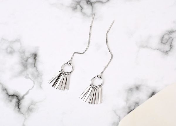 s925 pure silver earrings doctor park xinhui same ear line tassel long korean silver jewelry 8359, Golden;silver
s925 pure silver earrings doctor park xinhui same ear line tassel long korean silver jewelry 8359, Golden;silver