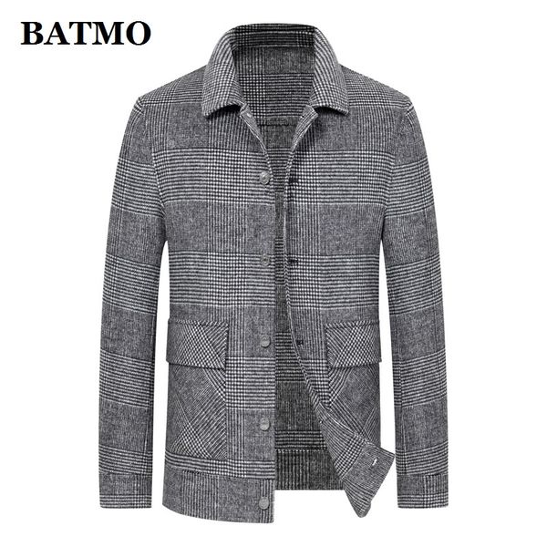 batmo 2019 new arrival autumn woolplaid casual jackets men,men's casual wool jackets gsmn3007, Black
batmo 2019 new arrival autumn woolplaid casual jackets men,men's casual wool jackets gsmn3007, Black
