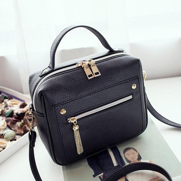 women fashion tassel zip solid color square handbag shoulder bag crossbody faux leather women bag
women fashion tassel zip solid color square handbag shoulder bag crossbody faux leather women bag