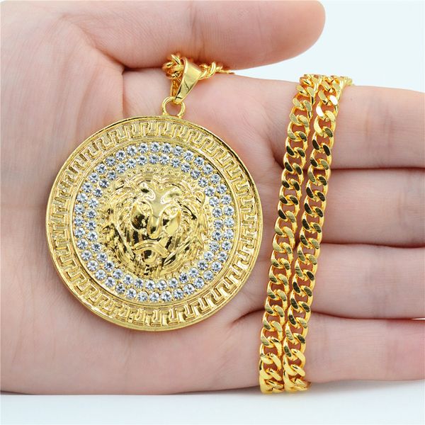 fashion-accessories source: european and american fashion men's water men's necklace alloy lion head hip hop pendant, Silver
fashion-accessories source: european and american fashion men's water men's necklace alloy lion head hip hop pendant, Silver