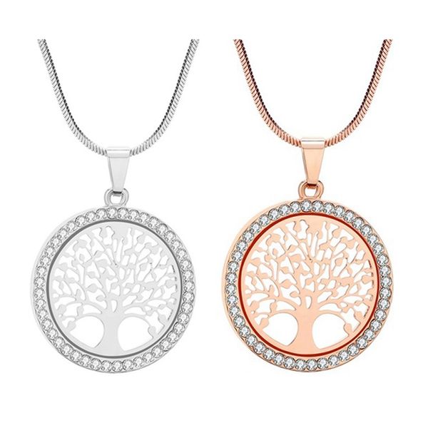 2pcs tree crystal round small pendant necklace elegant women jewelry gifts silver & rose gold
2pcs tree crystal round small pendant necklace elegant women jewelry gifts silver & rose gold