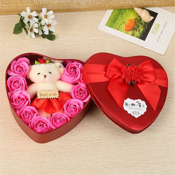heart-shaped rose soap flower with plush animal toys teddy bear doll romantic wedding party flower petals decor valentine gift
heart-shaped rose soap flower with plush animal toys teddy bear doll romantic wedding party flower petals decor valentine gift