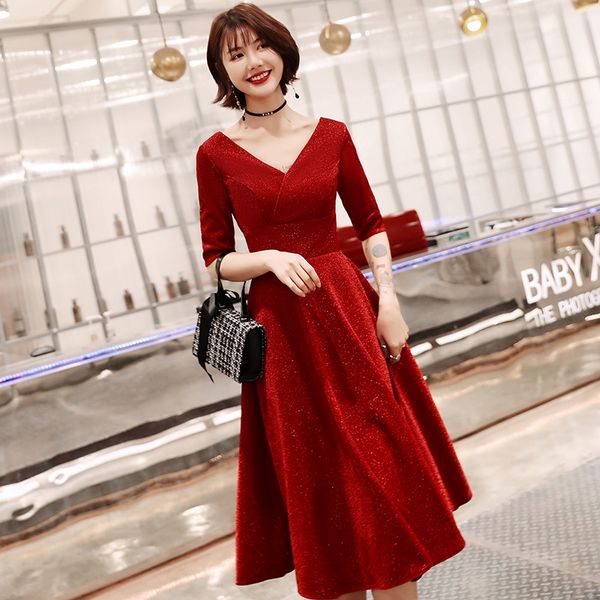 slim illusion zipper v-neck shining dress improved cheongsam chinese evening dress vestidos size s-xxl, Red
slim illusion zipper v-neck shining dress improved cheongsam chinese evening dress vestidos size s-xxl, Red