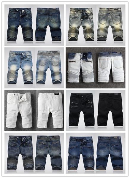 20 new mens designer denim shorts fashion summer zipper hole short mens slim pants hip hop street style mens short jeans size 28-40, Blue
20 new mens designer denim shorts fashion summer zipper hole short mens slim pants hip hop street style mens short jeans size 28-40, Blue
