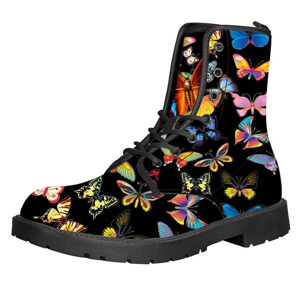 instantarts casual ankle boots winter lady shoes lace-up boats women shoes butterfly pattern warm pu leather ankle botines mujer, Black
instantarts casual ankle boots winter lady shoes lace-up boats women shoes butterfly pattern warm pu leather ankle botines mujer, Black