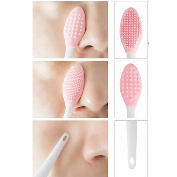 new 2pcs silicone wash face exfoliating blackhead black head washing nose nose wing side cleaner facial cleansing brush tool
new 2pcs silicone wash face exfoliating blackhead black head washing nose nose wing side cleaner facial cleansing brush tool