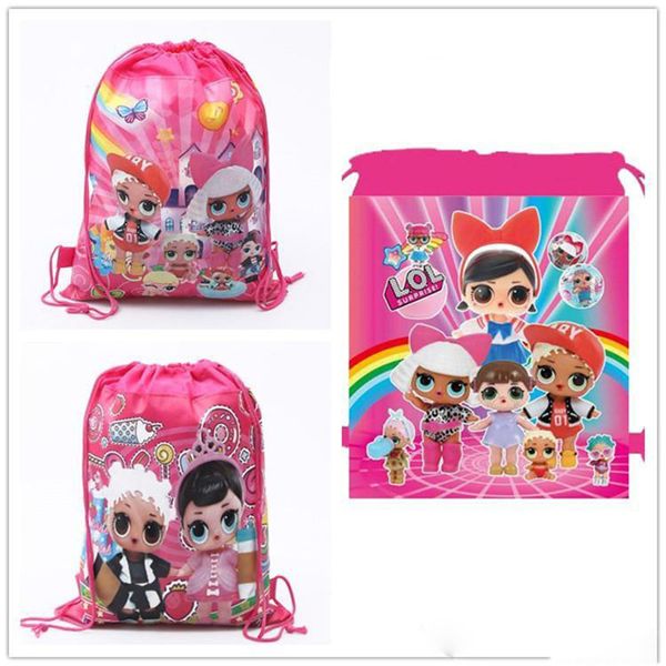 Cartoon Storage Bags LOL doll Gift Bag for Kids Birthday Party Favor Boy Girl toys 34*27cm Double-side Drawstring backpack hop-pocket A21603
Cartoon Storage Bags LOL doll Gift Bag for Kids Birthday Party Favor Boy Girl toys 34*27cm Double-side Drawstring backpack hop-pocket A21603