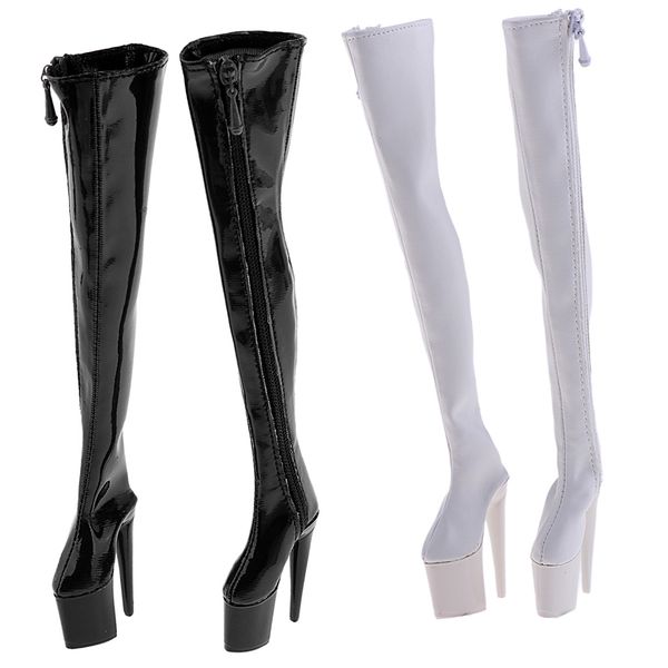 2pairs 1/6 women over the knee high heel boots shoes for 12'' action figures
2pairs 1/6 women over the knee high heel boots shoes for 12'' action figures