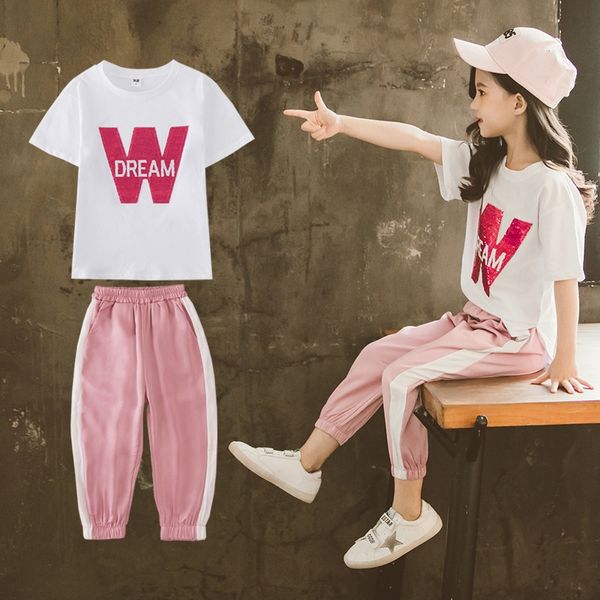 girl clothing sequins clothing sequins set 2019 casual girl western style w letter sports two-piece suit fashionable clothes
girl clothing sequins clothing sequins set 2019 casual girl western style w letter sports two-piece suit fashionable clothes