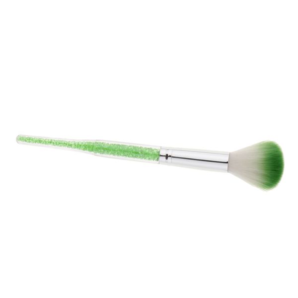 fluffy nail art brush dust clean uv gel powder remover rhinestone handle 
fluffy nail art brush dust clean uv gel powder remover rhinestone handle