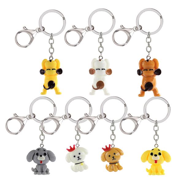 7pcs cartoon dog keychain cute charm fashion hanging purse bag pendant car keyring decoration creative gift keychain, Silver
7pcs cartoon dog keychain cute charm fashion hanging purse bag pendant car keyring decoration creative gift keychain, Silver