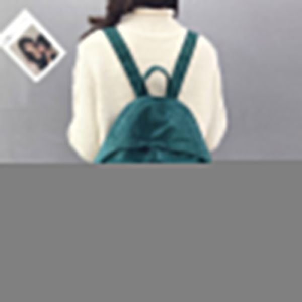 new women backpack fashion and simple personality mori literary corduroy design soft solid color striped student backpack bag
new women backpack fashion and simple personality mori literary corduroy design soft solid color striped student backpack bag