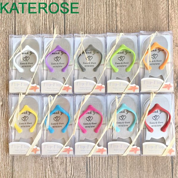 100pcs personalized flip flop bottle opener favors customized wedding present custom printing bottle openers in gift box
100pcs personalized flip flop bottle opener favors customized wedding present custom printing bottle openers in gift box