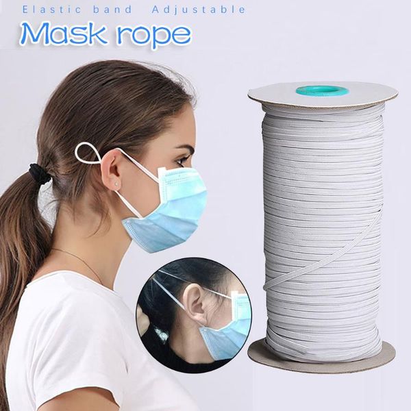 146meters /3mm elastic bands rope rubber hair band ribbons sewing webbing tapes waist shoes belt diy garment swing accessories, Black;white
146meters /3mm elastic bands rope rubber hair band ribbons sewing webbing tapes waist shoes belt diy garment swing accessories, Black;white