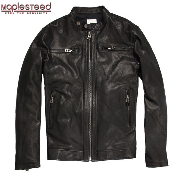 maplesteed brand men's leather jacket men soft matte goat skin coat black male genuine leather jackets autumn plus size 6xl m031
maplesteed brand men's leather jacket men soft matte goat skin coat black male genuine leather jackets autumn plus size 6xl m031