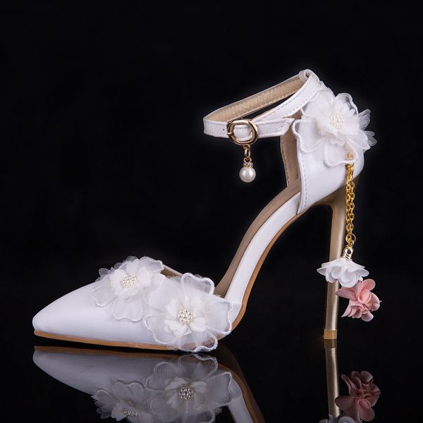 big size 35-46 bridal wedding single shoes white pointed toe flower designer hollow ankle strap stiletto heel pumps, Black
big size 35-46 bridal wedding single shoes white pointed toe flower designer hollow ankle strap stiletto heel pumps, Black