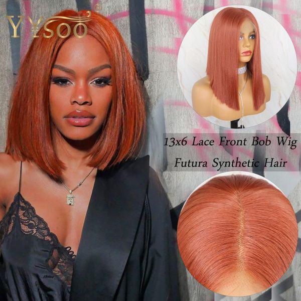 yysoo short silky straight #350 color13x6 futura synthetic lace front wigs for women glueless japan heat resistant hair bob wig, Black
yysoo short silky straight #350 color13x6 futura synthetic lace front wigs for women glueless japan heat resistant hair bob wig, Black