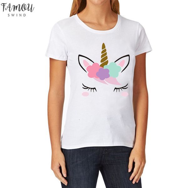 лето t shirt женщины cute unicorn face дизайн дети смешной футболка harajuku письмо печать тенниску вскользь с коротким рукавом одежда, White
лето t shirt женщины cute unicorn face дизайн дети смешной футболка harajuku письмо печать тенниску вскользь с коротким рукавом одежда, White