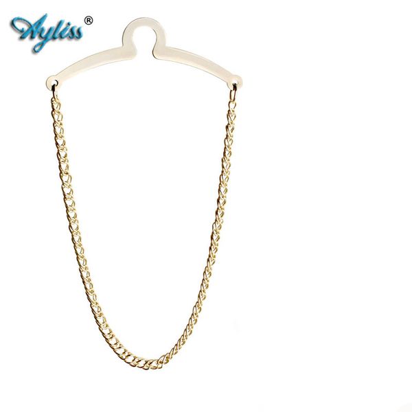 ayliss business men's silvery golden necktie tie clips link chain cravat collar pins brooch gift for lover bf father's day, Silver;golden
ayliss business men's silvery golden necktie tie clips link chain cravat collar pins brooch gift for lover bf father's day, Silver;golden