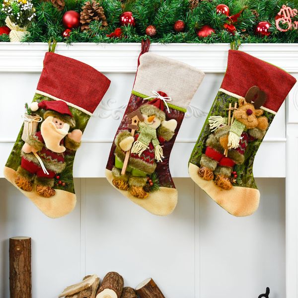 craft christmas santa sacks christmas stocking socks xmas gift holder navidad decoraciones para el hogar wall door hanging drop
craft christmas santa sacks christmas stocking socks xmas gift holder navidad decoraciones para el hogar wall door hanging drop