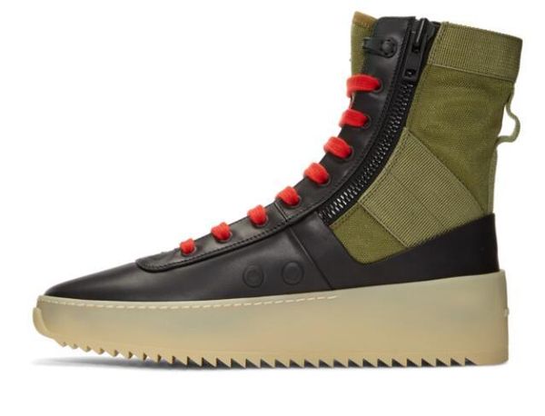 fear of god mens shoes jungle high leather sneaker insets fog boots mens canvas shoes brand designer boots c13, Black
fear of god mens shoes jungle high leather sneaker insets fog boots mens canvas shoes brand designer boots c13, Black
