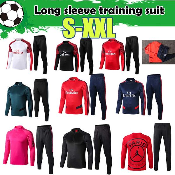 PSG AC Milan soccer Jacket Tracksuit 2019 Ajax Bayern soccer training suit long sleeve MBAPPE MULLER HIGUAIN Jerseys
PSG AC Milan soccer Jacket Tracksuit 2019 Ajax Bayern soccer training suit long sleeve MBAPPE MULLER HIGUAIN Jerseys