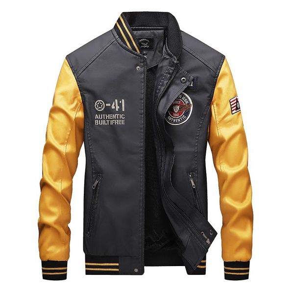 fall 2019 fashion new casual men leather clothes matching color trend baseball scooter pu leather clip size m-4xl, Black;brown
fall 2019 fashion new casual men leather clothes matching color trend baseball scooter pu leather clip size m-4xl, Black;brown