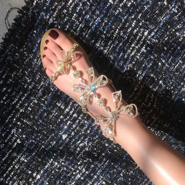 2020 fashion golden sandals rhinestone butterfly-knot shoes woman genuine leather crystal sandals women ankle strap, Black
2020 fashion golden sandals rhinestone butterfly-knot shoes woman genuine leather crystal sandals women ankle strap, Black
