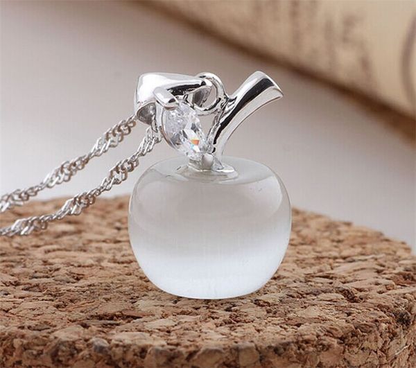 yx279 cat's eyes jewelry 925 sterling silver white opal apple pendant necklace for women fashion jewelry drop shipping
yx279 cat's eyes jewelry 925 sterling silver white opal apple pendant necklace for women fashion jewelry drop shipping
