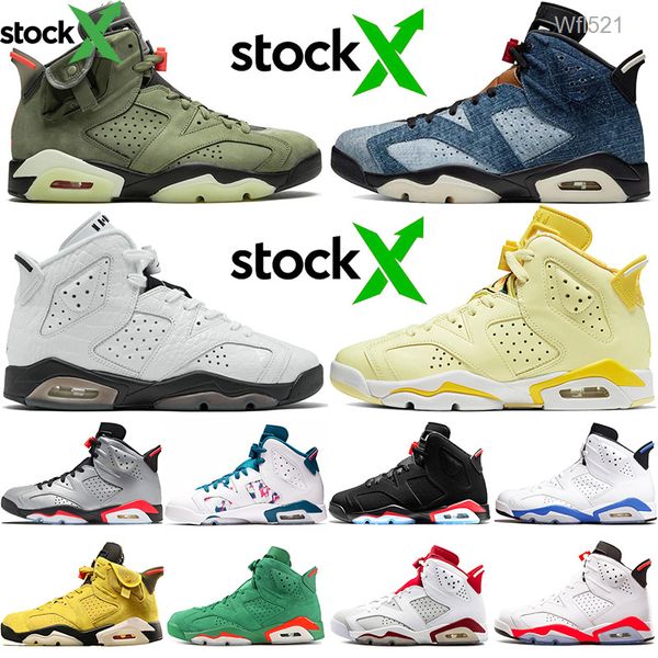 stock x designer quality jumpman basketball shoes 6s trainers travis scotts washed denim alligator sport slam dunk sneakers 7-13, Black
stock x designer quality jumpman basketball shoes 6s trainers travis scotts washed denim alligator sport slam dunk sneakers 7-13, Black