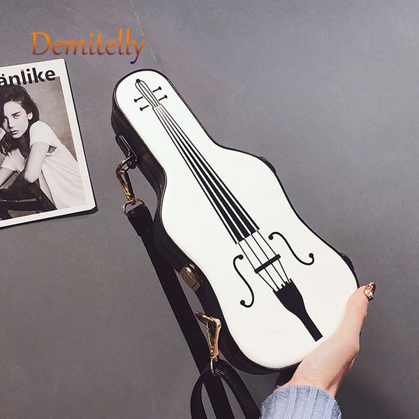 ladies cute handbag creative personality violin shoulder messenger bag mini pu leather contrast color women's tote bag wallet
ladies cute handbag creative personality violin shoulder messenger bag mini pu leather contrast color women's tote bag wallet