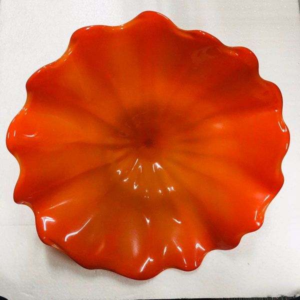 red color hand made blown glass flower plates for wall decoration italian style murano wave shape hanging plates wall art for l decor
red color hand made blown glass flower plates for wall decoration italian style murano wave shape hanging plates wall art for l decor