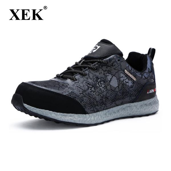 xek men's steel toe caps anti-smashing anti-piercing casual reflective site factory shoes summer breathable lightweight wyq37, Black
xek men's steel toe caps anti-smashing anti-piercing casual reflective site factory shoes summer breathable lightweight wyq37, Black
