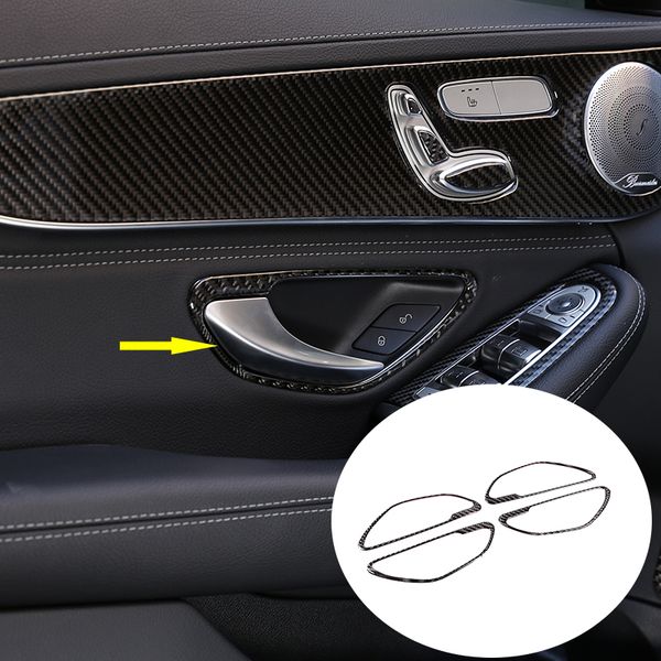 car inner door handle frame decoration cover 3d internal sticker accessories for c class glc x253 w205 2016-2019
car inner door handle frame decoration cover 3d internal sticker accessories for c class glc x253 w205 2016-2019