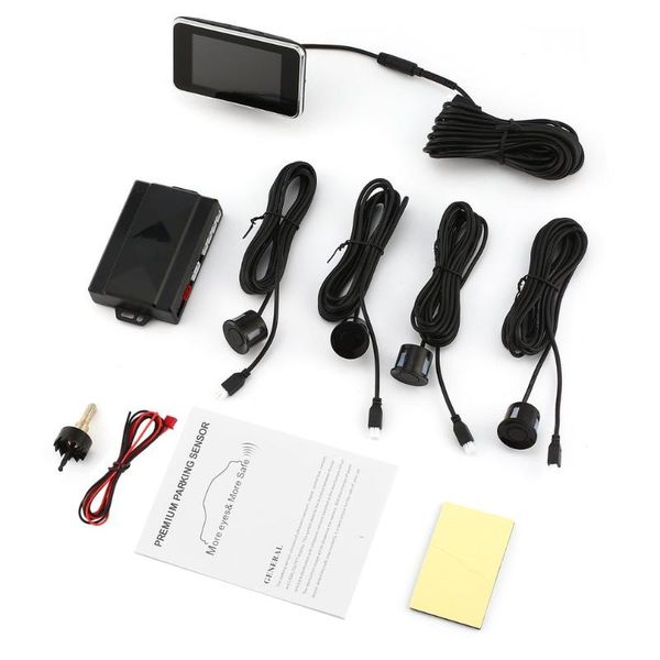 cq-a03 car reverse backup radar system parking sensor system with 4 parking sensors ultra slim lcd blue screen display
cq-a03 car reverse backup radar system parking sensor system with 4 parking sensors ultra slim lcd blue screen display