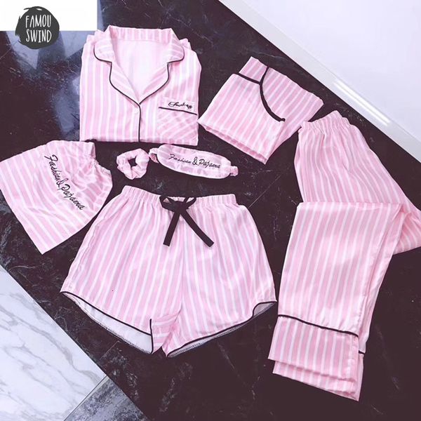 pink 7 sleepwear pieces pajamas sets satin women silk lingerie homewear pyjamas set pijamas for woman, Black;red
pink 7 sleepwear pieces pajamas sets satin women silk lingerie homewear pyjamas set pijamas for woman, Black;red