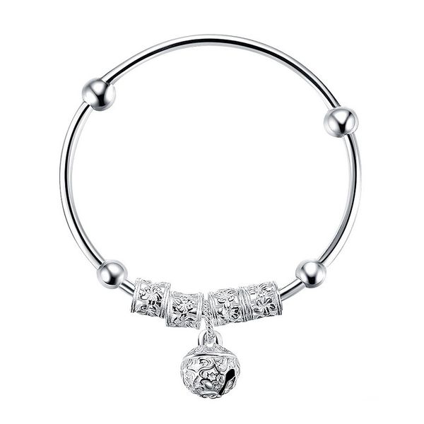 selling fashion silver artificial stone bangle cuff bracelet ball bell charm pendants women jewelry popular creative friend gifts, Black
selling fashion silver artificial stone bangle cuff bracelet ball bell charm pendants women jewelry popular creative friend gifts, Black
