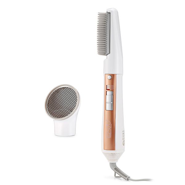 en 502 2-in-1 hair styling rotating brush dryer ceramic and ionic technology to prevent frizz 360-degree swivel power line, Brown
en 502 2-in-1 hair styling rotating brush dryer ceramic and ionic technology to prevent frizz 360-degree swivel power line, Brown